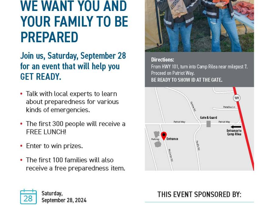 Clatsop County Get Ready Event